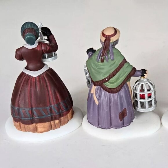 Dept 56 The Bird Seller set of 3 in box - Picture 5 of 6
